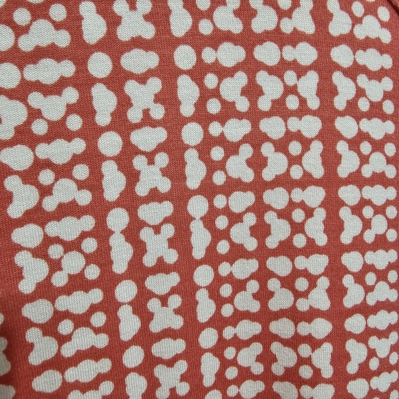 Tommy Hilfiger dress dot tiered print white and red hi low skirt midi si… - Picture 3 of 15